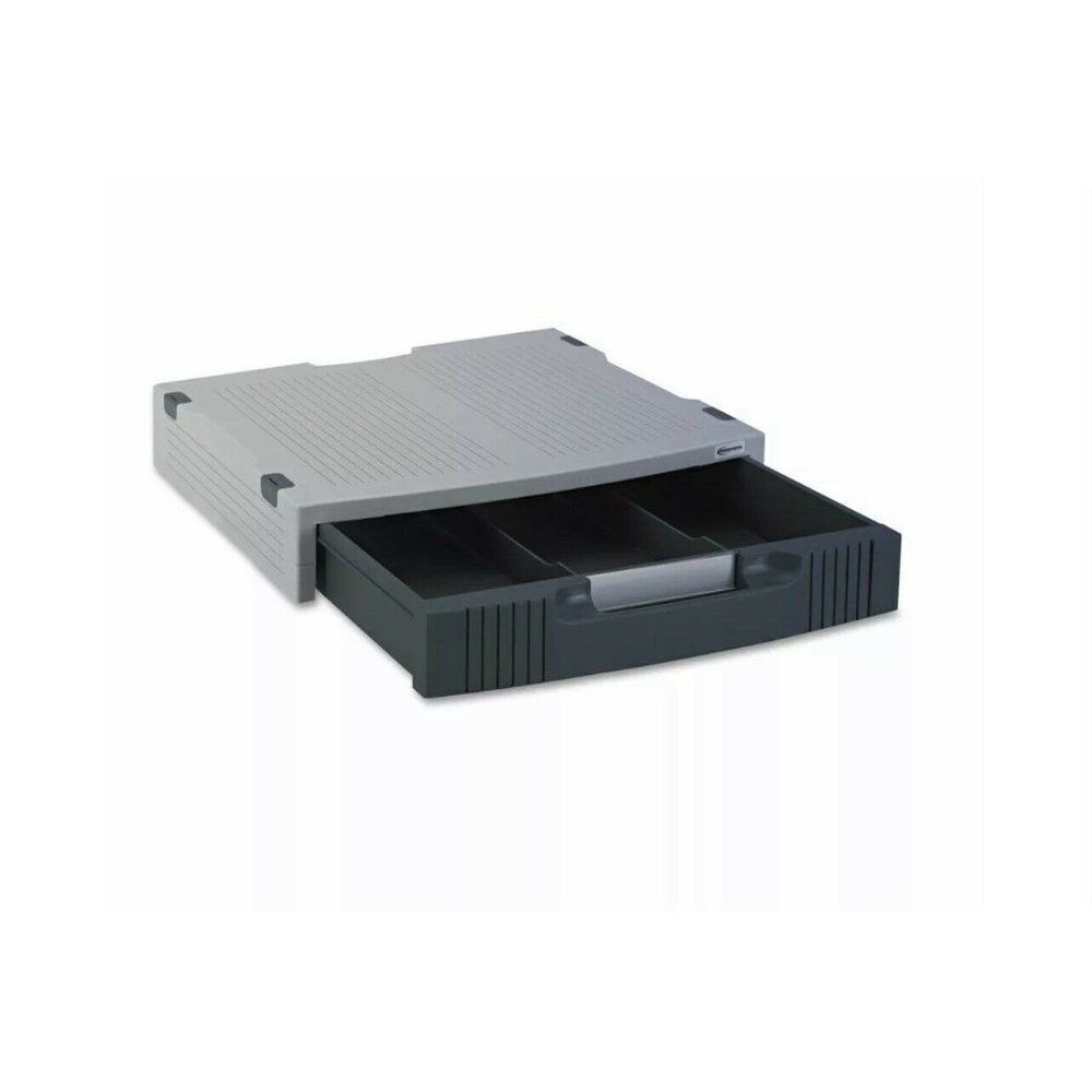 Monitor/Printer Stand with‎ Storage Drawer 15”x11”x3” Gray IVR 55000, Innovera